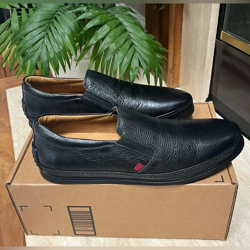 NWOT Marc Joseph Men’s Victor Rd Leather Loafers